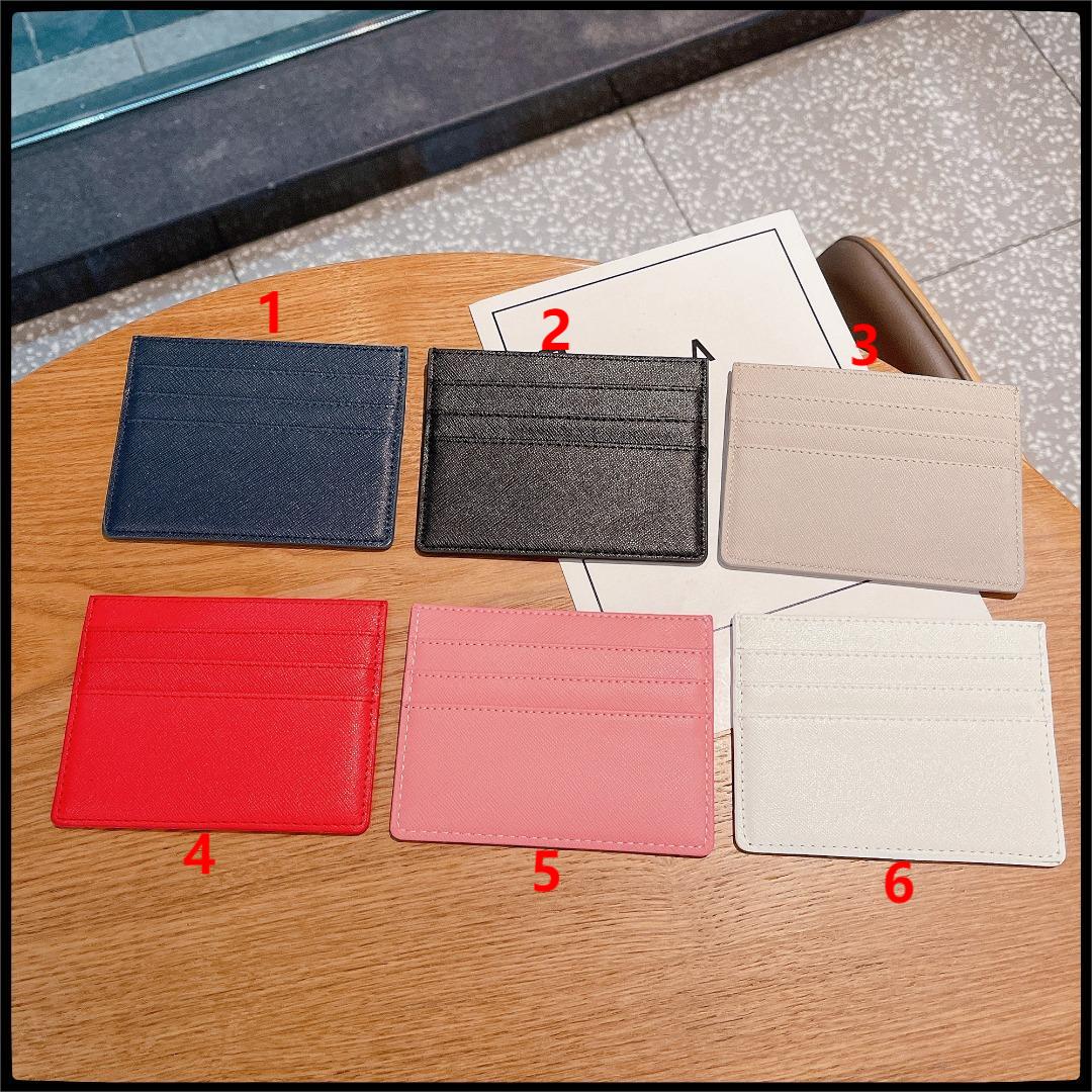 Cross Grain Leather Wallet Card Holder