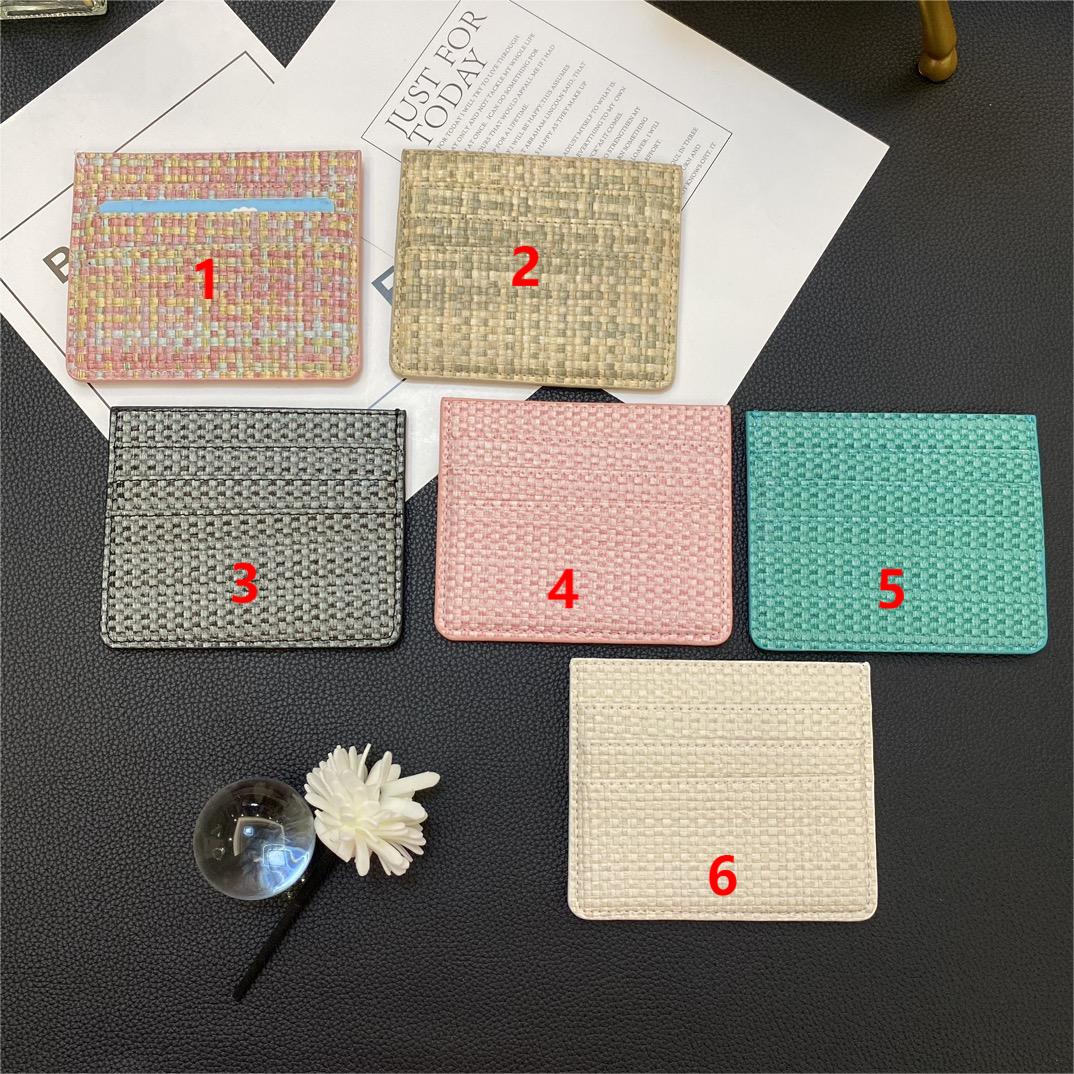 Woven Fabric Wallet Card Holder